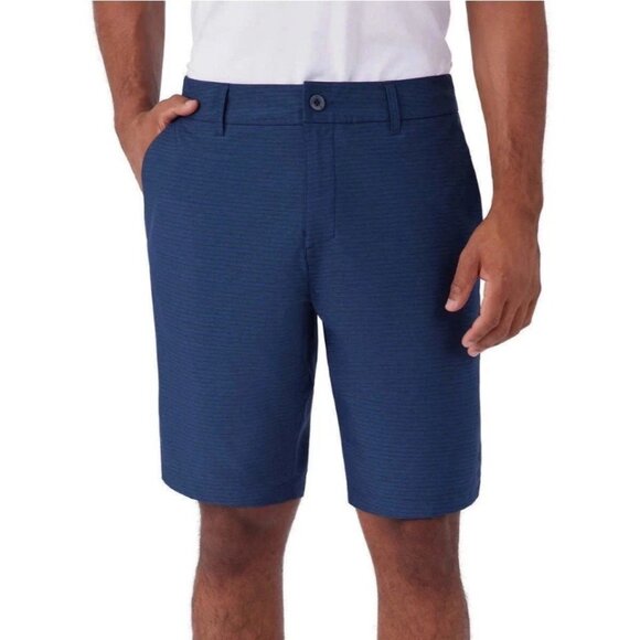 NEW Hang Ten Hybrid Walkshort Men's 30 Regular Fit  Navy Blue - Picture 1 of 9